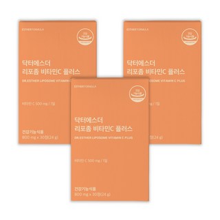 [닥터에스더] 리포좀 비타민C 플러스 여에스더 홈쇼핑 방송 제품, 30정, 24g, 3개
