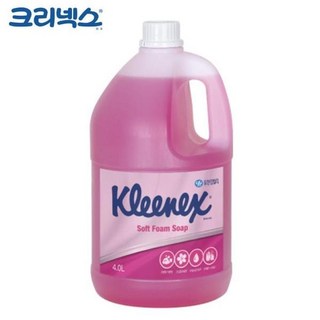 BF12 크리넥스 핸드워시 폼 솝 그린플로럴향 4L x 1개