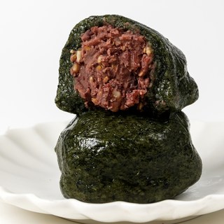 호미담 아침대용떡 저당 팥앙금 쑥찹쌀떡 밥알찹쌀떡, 90g, 18개