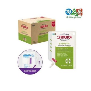정식품그린비아 당뇨솔루션 RTH 경관식 균형영양식 400mlx20포, 20개, 400ml