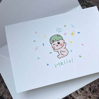 우아띵 임밍아웃 뱀띠 카드 봉투 5장 세트 상품 이미지