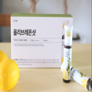 라티브 올리브 레몬샷/ 엑스트라 버진오일/ 천연 미네랄/ 올리브잎 /식물성 방어루틴/ 먹기 편한 올리브 오일 / 상큼한 레몬의 시너지/저속노화 루틴, 28개, 25ml