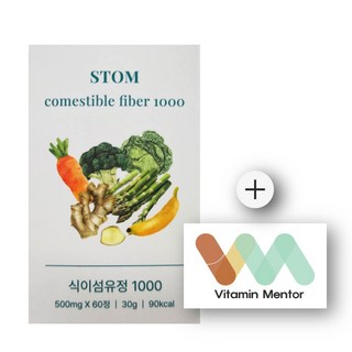 [공식몰] 닥터민스 STOM 스톰 식이섬유정1000, 1개, 60정