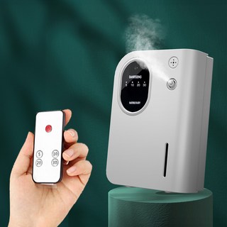 HK sell 아로와 방향제 자동 미스트 디퓨저 분사기 충전식 디스펜서, 화이트, 1개