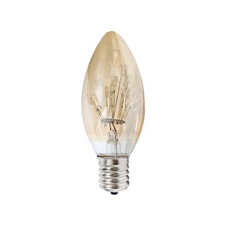 KM LED 눈꽃 C35 3W 디밍용 E14 에디슨 전구 촛대구 촛불구 조광기 무드등 고추구, 1개, 전구색