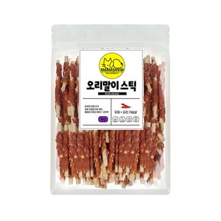 마마쇼 건강한 반려동물 간식, 1kg, 1개, 오리말이스틱