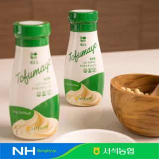 해모운 두부 마요네즈 국내 농협 제조 비건 국산콩 저칼로리 다이어트 두부마요네즈, 160g, 1개