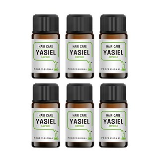 야시엘 고농축 단백질 헤어앰플 극손상 헤어클리닉 영양 트리트먼트 헤어에센스, 6개, 10ml