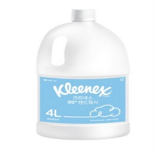 크리넥스 99+ 핸드워시 허브 파우더향 거품형 대용량, 3개, 4L