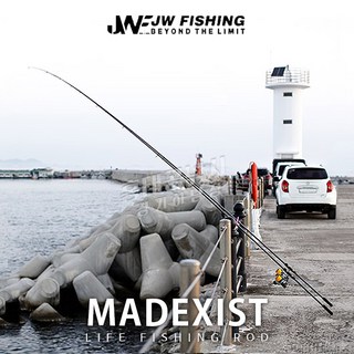 JW피싱 매드엑시스트 + 다이와로드그립 / 바다 민물 원투낚시대 원투대 MX-500 상품 이미지