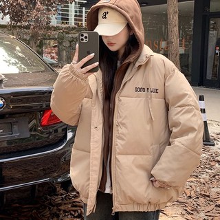 오버사이즈 패딩 여 겨울 휴가 투피스 도톰 패딩 캐주얼 빈티지 패딩