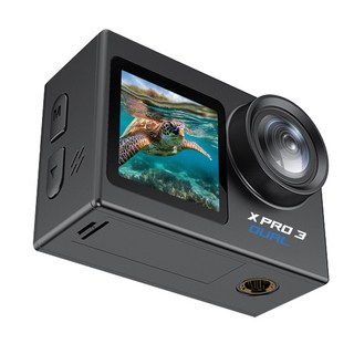 에이스원 XPRO3 DUAL 액션캠 브이로그카메라 자전거 오토바이 블랙박스 바디캠 수중카메라, XPRO3 DUAL+MLC 64G(4K 호환)