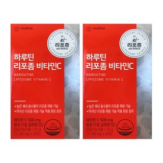 하루틴 리포좀 비타민C 1100mg, 30정, 2개