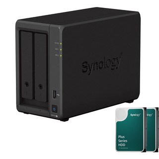 시놀로지 DS723+ 2베이 NAS 네트워크 스토리지, DS723+ 12TB(HAT3300-6T*2)