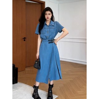 여름 데님 원피스