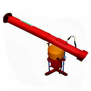 새쫓는기계 새총 폭음기 카바이트 폭음통 사용 모습