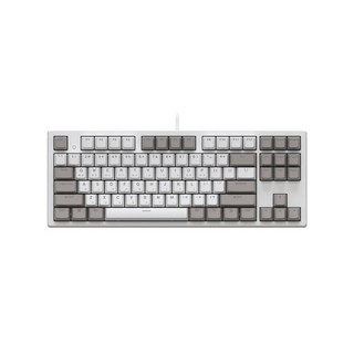 COX 콕스 엔데버 텐키리스 RGB PBT 방수 유선 텐키리스 키보드, 화이트 바디(화이트 & 그레이 키캡), COX 엔데버 텐키리스, 무접점