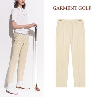 가먼트골프 여성 웨이스트 포인트 핀턱 팬츠 GFPTD259