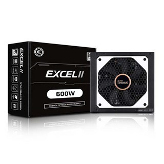 에너지옵티머스 EXCEL II 600W 80PLUS STANDARD 230V EU 파워 (ATX 600W), 1개, 선택하세요