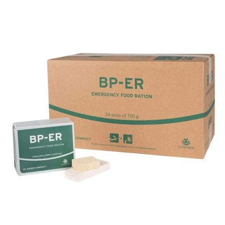 BP-ER 비상식량 | 대비 캠핑 유사시 긴급상황 | 24 x 500g | 간편식, 1개