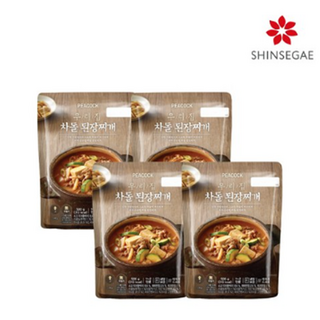 PEACOCK 피코크 우리집 차돌된장찌개 500g x 4입 일반포장, 2kg, 1개