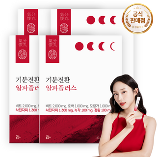 생활약속 기분전환 알파플러스, 110g, 4박스