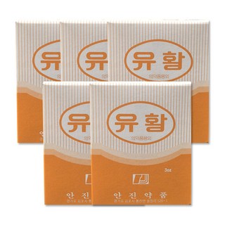 안진약품 유황 100g, 5개