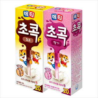 제티초콕 초콜렛20T딸기20T