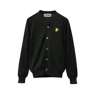 꼼데가르송 공용 블랙 포켓몬스터 콜라보 니트 가디건 SJ N001 051 1 2