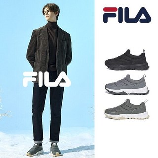 FILA 24FW 패딩슈즈 방한화 슬립온 남성용