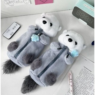 악세사리하우스 귀여운 수달 해달 필통 화장품 파우치