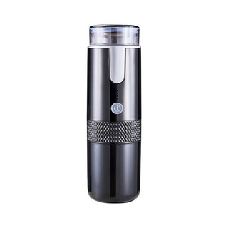 휴대용 미니 소형 에스프레소 커피 머신 전기 USB 냉온 추출 파우더 캡슐 18bar, 01 Black, 1개