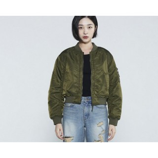 버커루 패플 버커루모다부평점 여성 나일론 패딩 MA-1 크롭 점퍼B231JP510P 879052