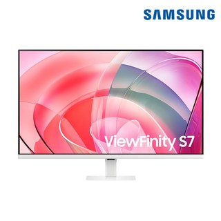 삼성전자 S32D701 32인치 모니터 뷰피니티 S7 4K UHD 사무용 가정용 LED 컴퓨터 모니터 화이트, 80cm, LS32D701EAKXKR