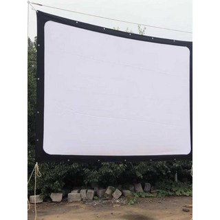 야간 대형스크린 벽걸이 빔 야외 이동식 60인치 간편함, 100인치1692.2x1.25m