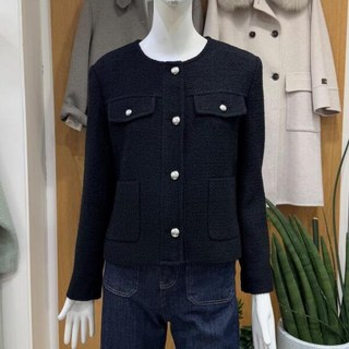 [클리지] DP01 실버 버튼 포인트 트위드 자켓 대동백화점 CP2WJK01