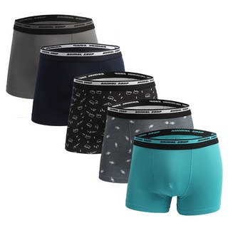 애니멀숩 남성 흡한속건 데일리 드로즈 팬티 5종세트 OUMD102P