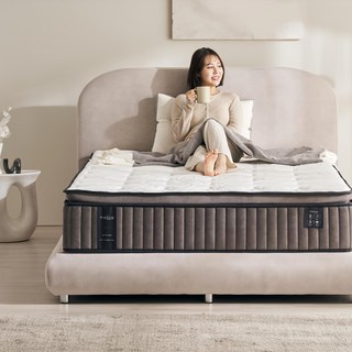 메이킹MK300 탄탄한 침대 매트리스 허리에 좋은 독립스프링 유로탑 필로우탑 천연양모 매트릭스 두께 330mm