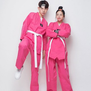 핑크 태권도복