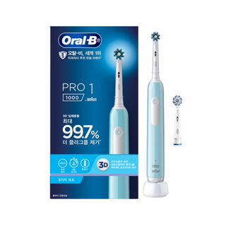오랄비 PRO 1000 전동칫솔 세트, 3791, 1개