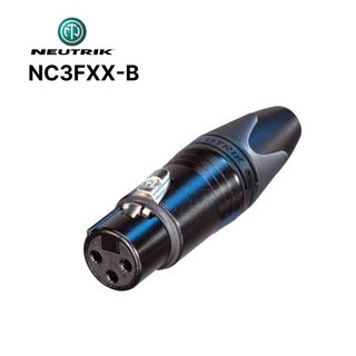 [뉴사운드] 뉴트릭 정품 NC3FXX-B 캐논(암) 블랙골드 커넥터 마이크 잭 케이블용 납땜형, 8개