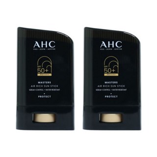 AHC 마스터즈 에어 리치 선스틱 SPF50+ PA++++, 22g, 2개