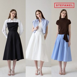 스테파넬 25SS 크링클 프리마베라 스커트