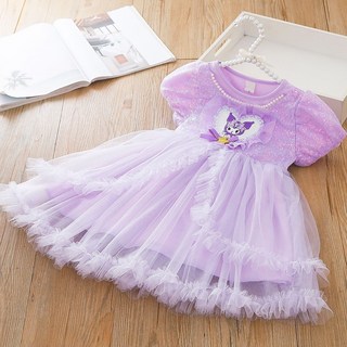 GOYES 산리오 어린이 여아 샤스커트 반팔 여름 원피스