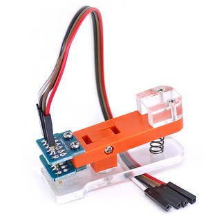 UART I2C OLED 모듈용 4 핀 도구 PCB 고정 장치 및 케이블 x4 P 2.54mm 피치 금도금 프로브 쉬운 확인 4, 1개