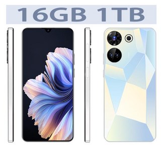 글로벌 오리지널 버전 안드로이드 C20 프로 5G 스마트폰 6.8 인치 16GB 1TB 8000mAh 50MP 108MP 얼, 한개옵션1, 06 WHITE 16 1TB
