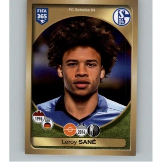 201617 파니니 FIFA 365 스티커 중앙남아메리카 579 Leroy Sané FC 샬케 04 공식 축구 앨범 원상 NM 이상 상태, 201617 파니니 FIFA 365 스티커 중앙남아메리