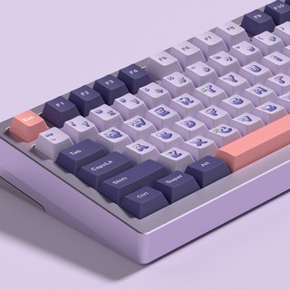 SPM Soulcat 고함량 PBT 염료승화 영문 키캡 158키 커스텀키보드 교체용 (Cute Ghost), 단일품목, Cute Ghost