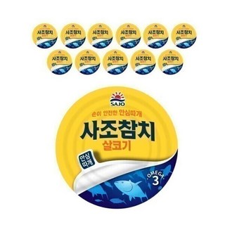 사조 살코기참치 100g x 12캔, 12개