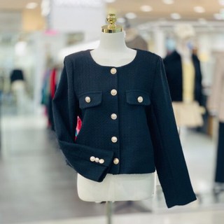 클리지 노카라 트위드 자켓 CP2WJK16-64F